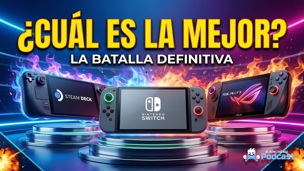 Steam Deck OLED vs Nintendo Switch 2 vs ASUS ROG Ally X: Comparativa Definitiva