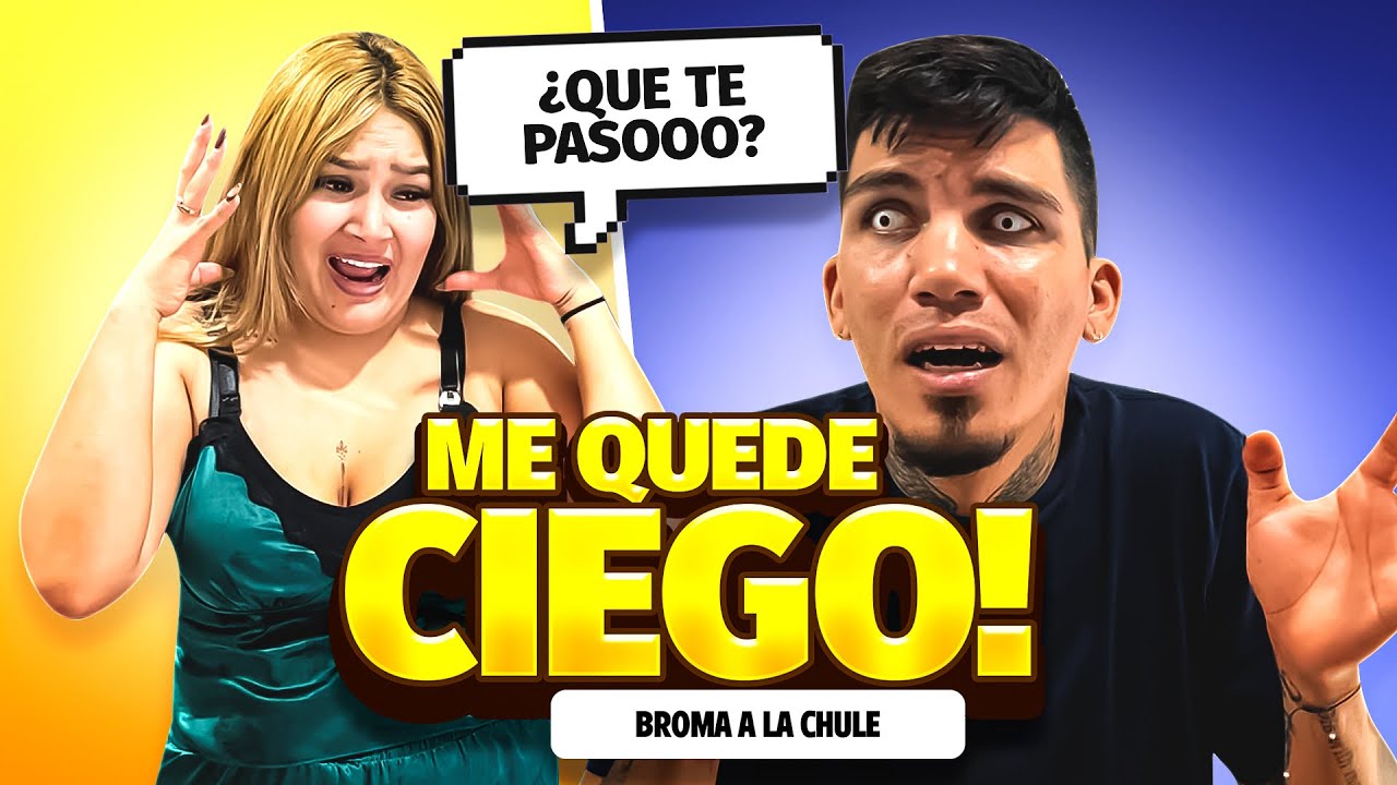 LE HAGO CREER A MI ESPOSA QUE PERDI LA VISTA😱// tienen que verlo😂