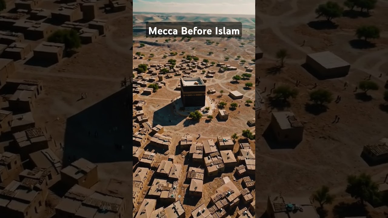 What Mecca Looked Like Before the Rise of Islam &ndash; A Stunning Recreation 🏰🔥 #SacredJourney #AIArt