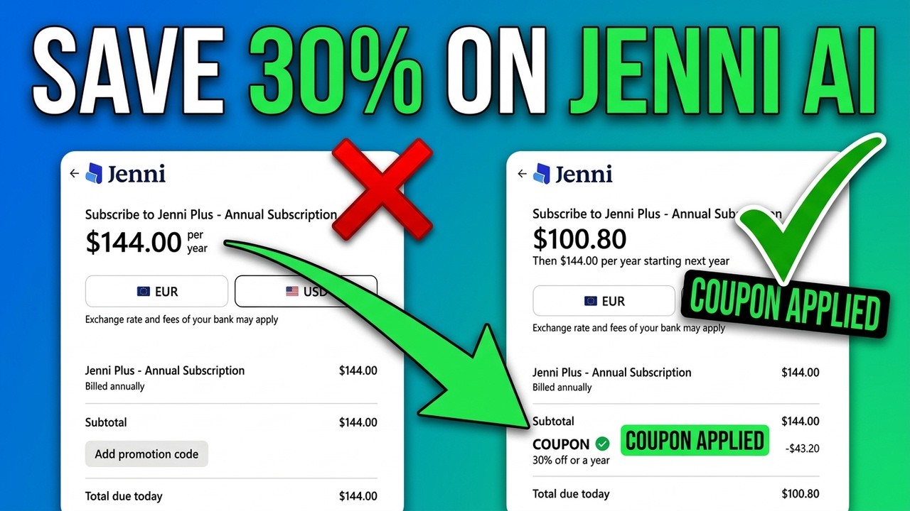 Jenni AI Promo Code | BEST Promo Codes for Jenni AI (2026)