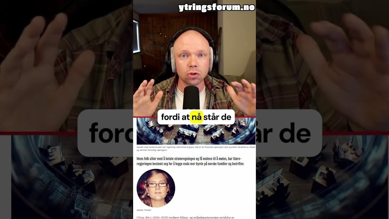 Alternative medier er en trussel for myndighetenes narrativ 👀 