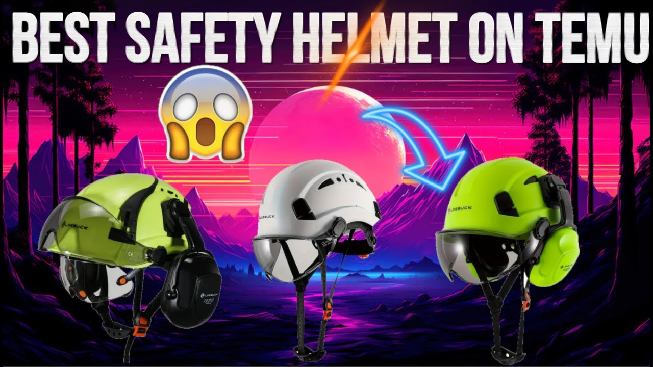 Top 3 Best Safety Helmets for Construction on Temu in 2025 | Durable & Affordable 😱