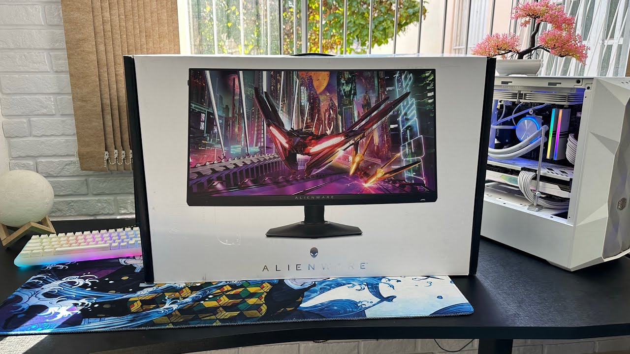 Unboxing Monitor Alienware 360HZ - Review em breve, Deu Coil Whine