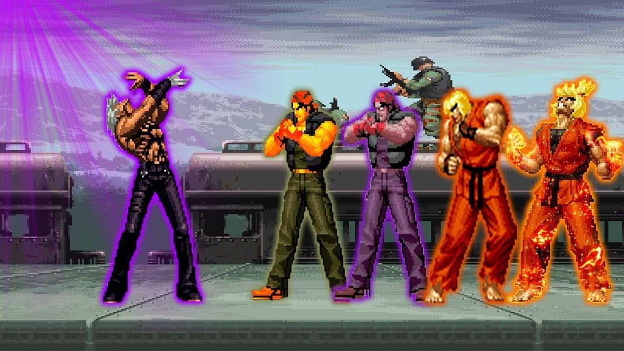(Mugen World) CX Orochi K Vs Ralf/Ken Team