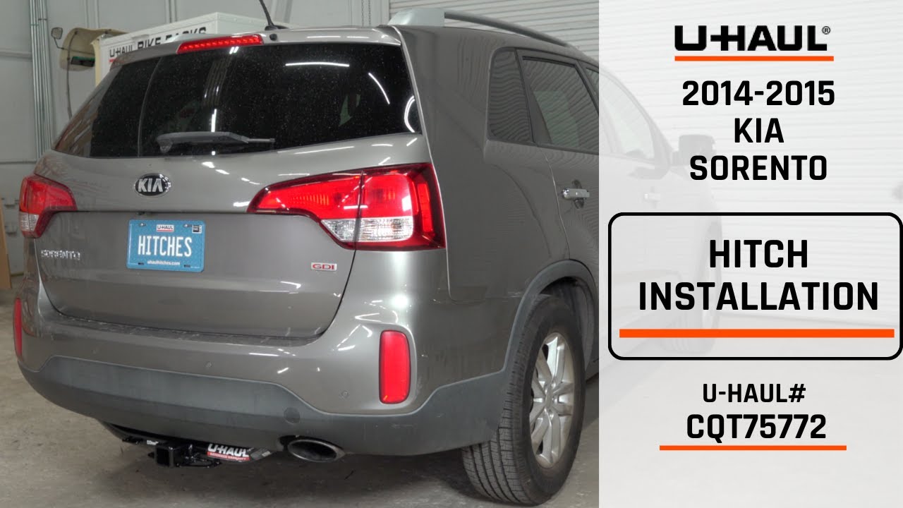 2014-2015 Kia Sorento | U-Haul Trailer Hitch Installation | CQT75772