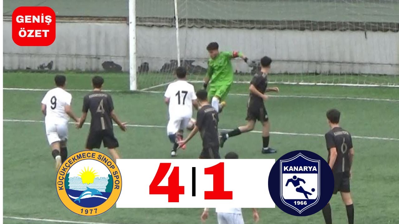 KÜÇÜKÇEKMECE SİNOPSPOR - KANARYA SPOR U16 MAÇ ÖZETİ