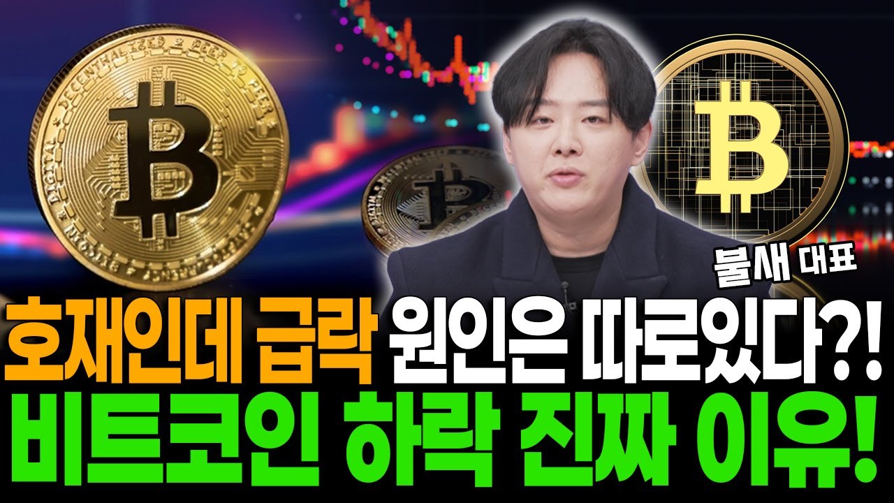 호재인데 급락 원인은 따로있다?! 비트코인 하락 진짜 이유!