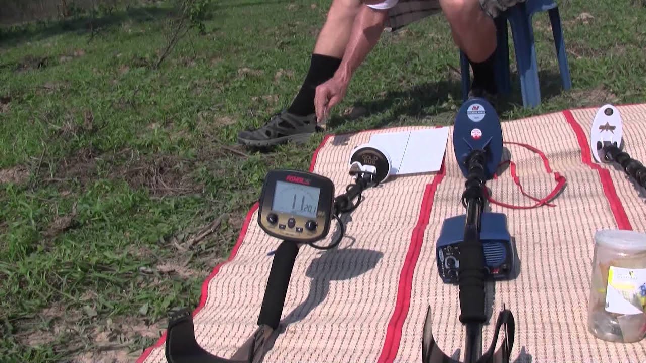 Comparison between Minelab Eureka Gold, Fisher Gold Bug 2 and Fisher Gold Bug Pro
