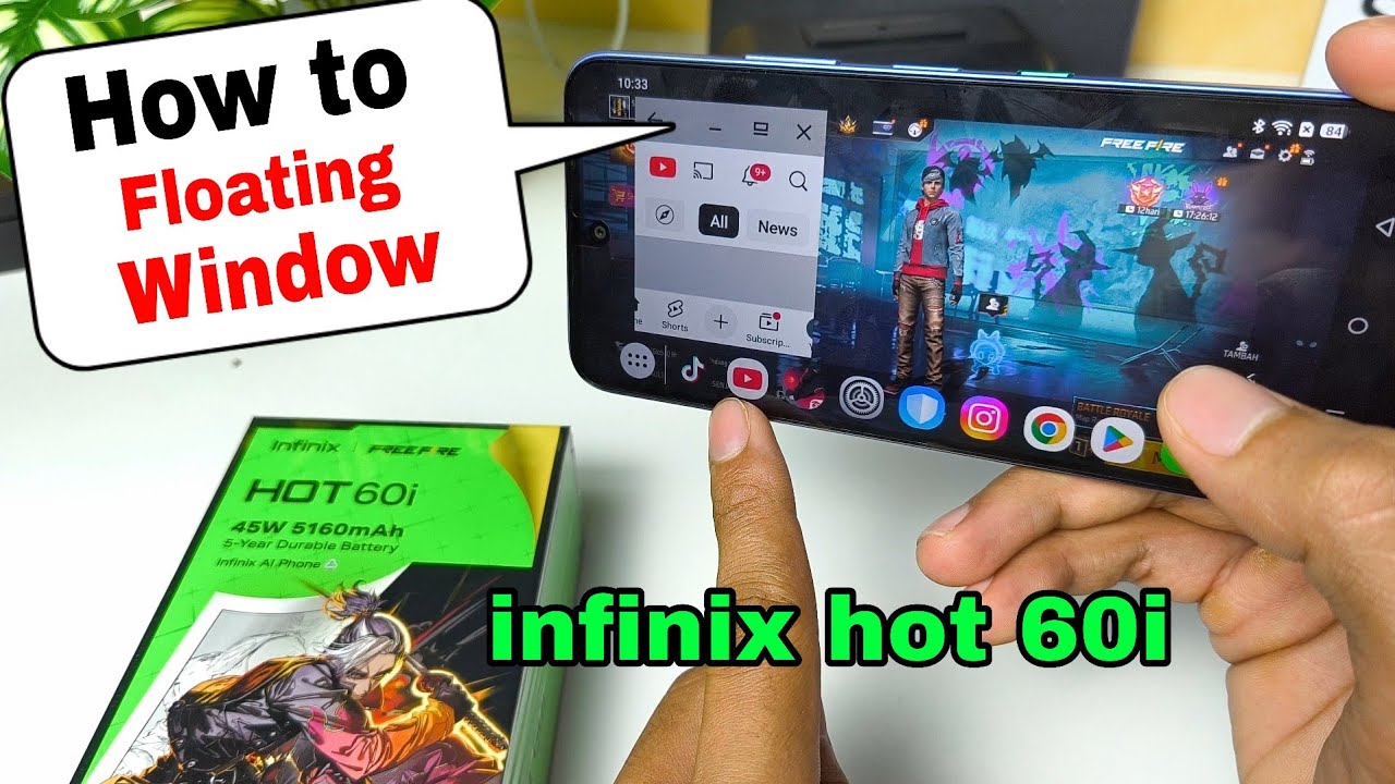 How to enable Floating window on infinix hot 60i | Infinix hot 60i floating apps 