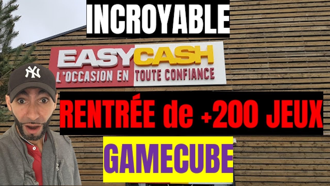 INCROYABLE !! Rentrée de +200 Jeux Vidéo Nintendo GAMECUBE au Easy Cash de Grand Quevilly !