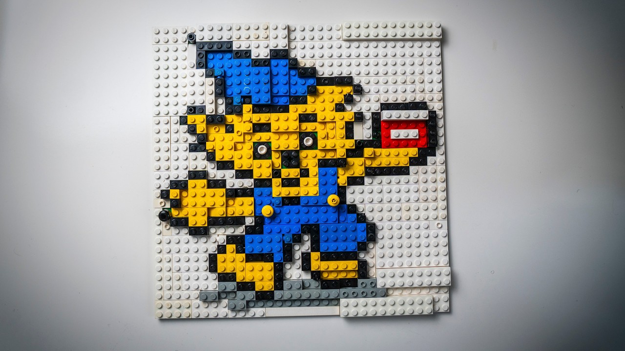 Bamse In blocks (Lego Art)