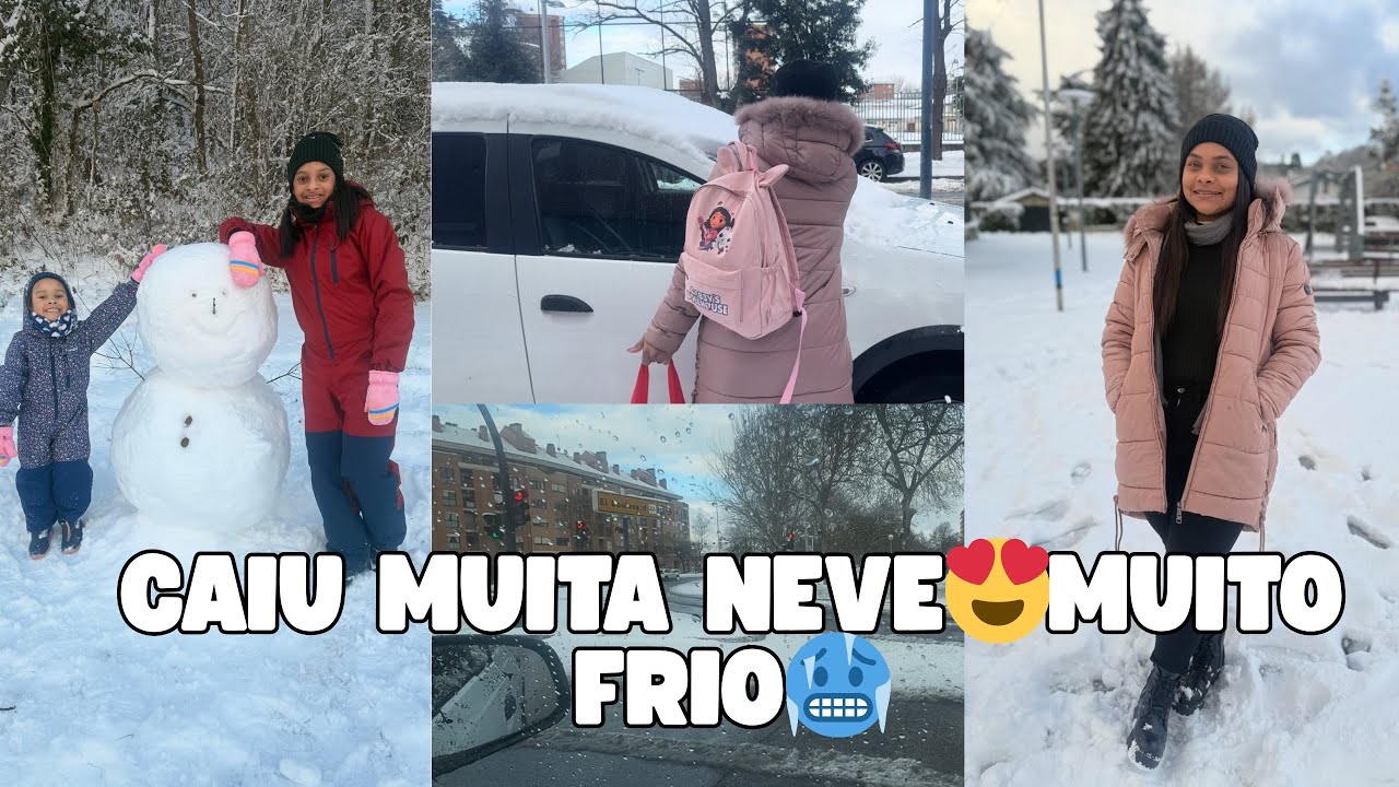 INVERNO NA ESPANHA🇪🇸 MUITO FRIO🥶 