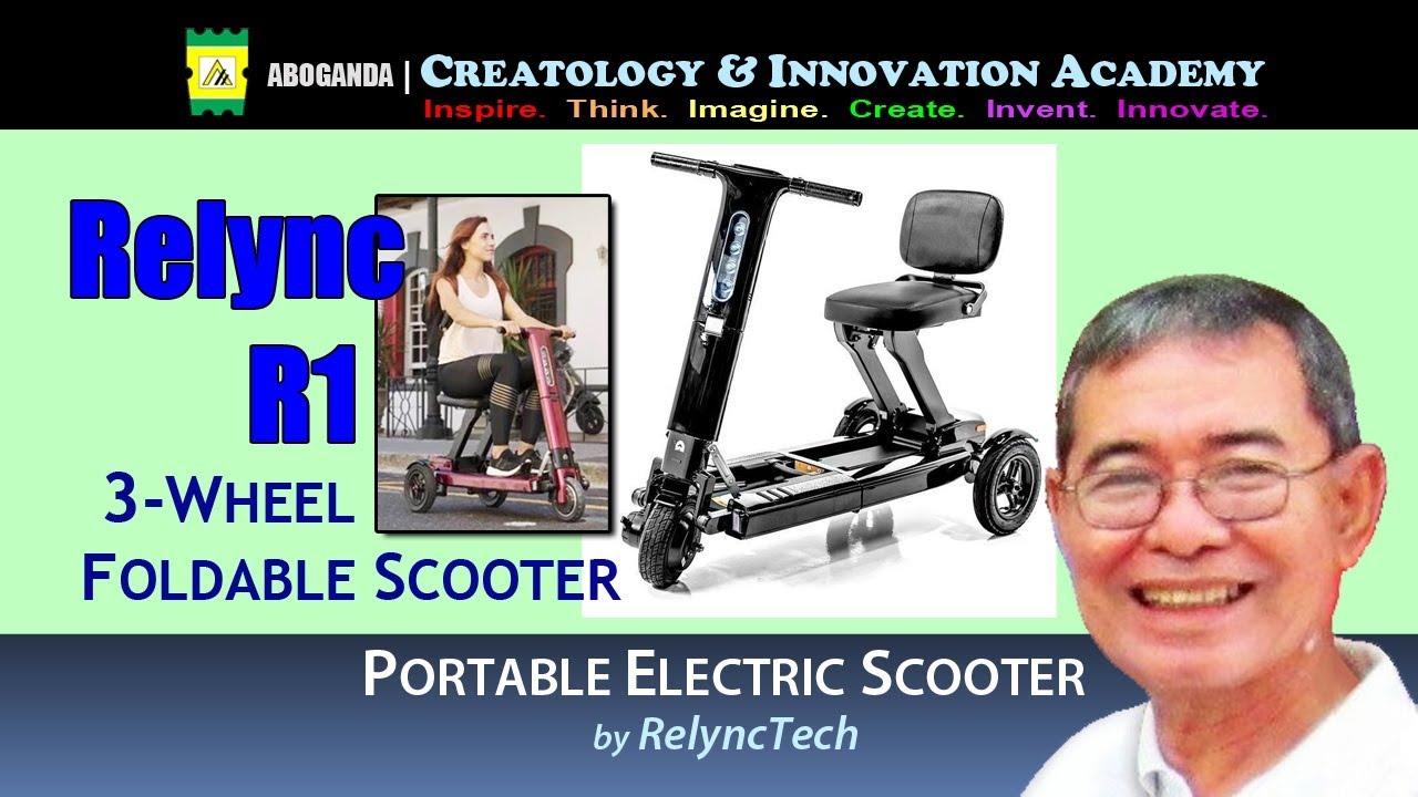 Relync R1 Ultra Lightweight 3 Wheel Foldable Electric Scooter