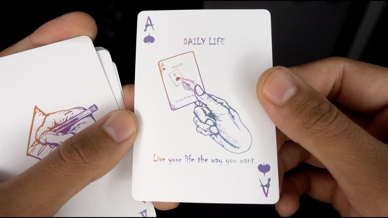 Daily Life Playing cards - Deck review - Murphy's Magic / Skymember presents - ManMeetsMagic