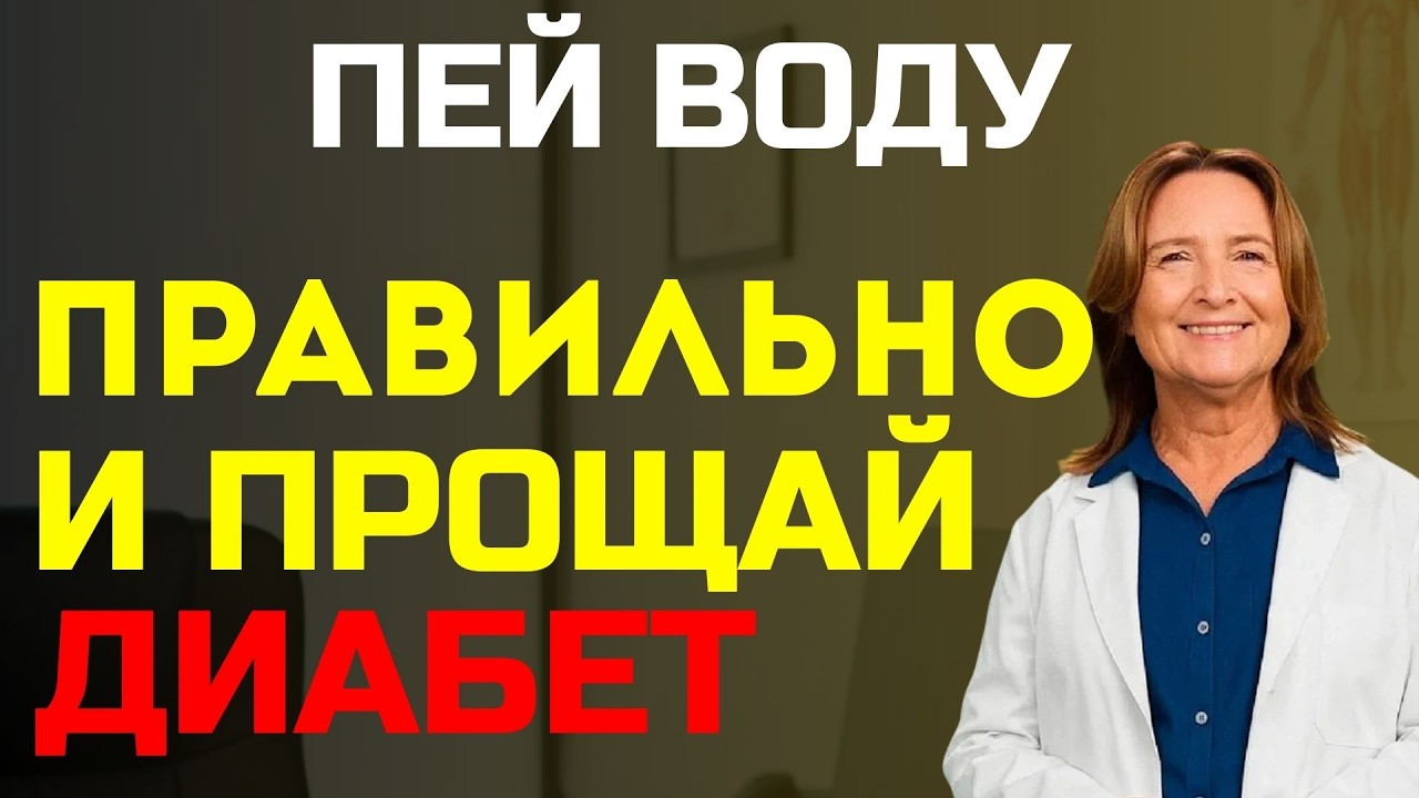 ДИАБЕТ НАЧИНАЕТСЯ С ОБЕЗВОЖИВАНИЯ Врачи скрывали этот простой способ снизить сахар