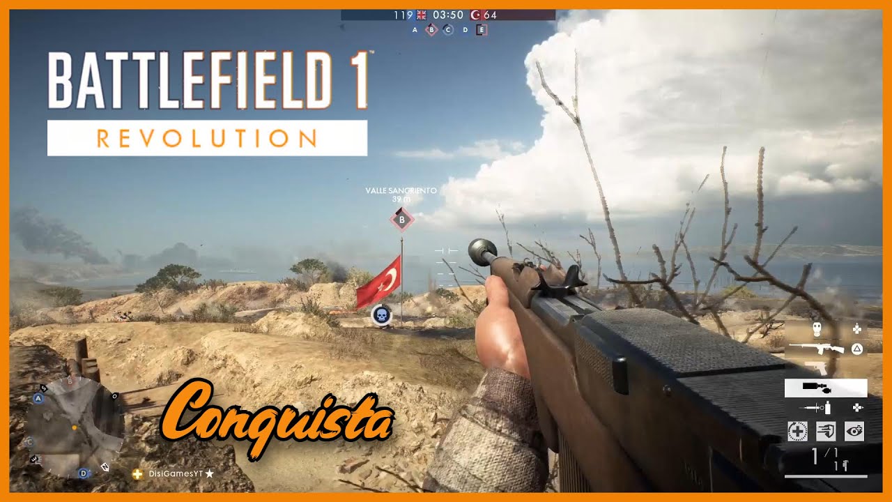 Battlefield 1: CONQUISTA, Tenso Gameplay en Espa&ntilde;ol. (Sin Comentarios)