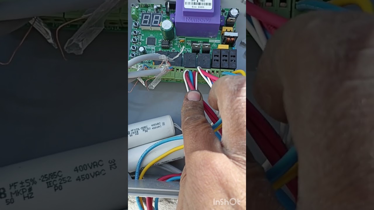 آموزش نصب و اجرای جک بازویی پروتکو روی درب دو لنگه proteco 