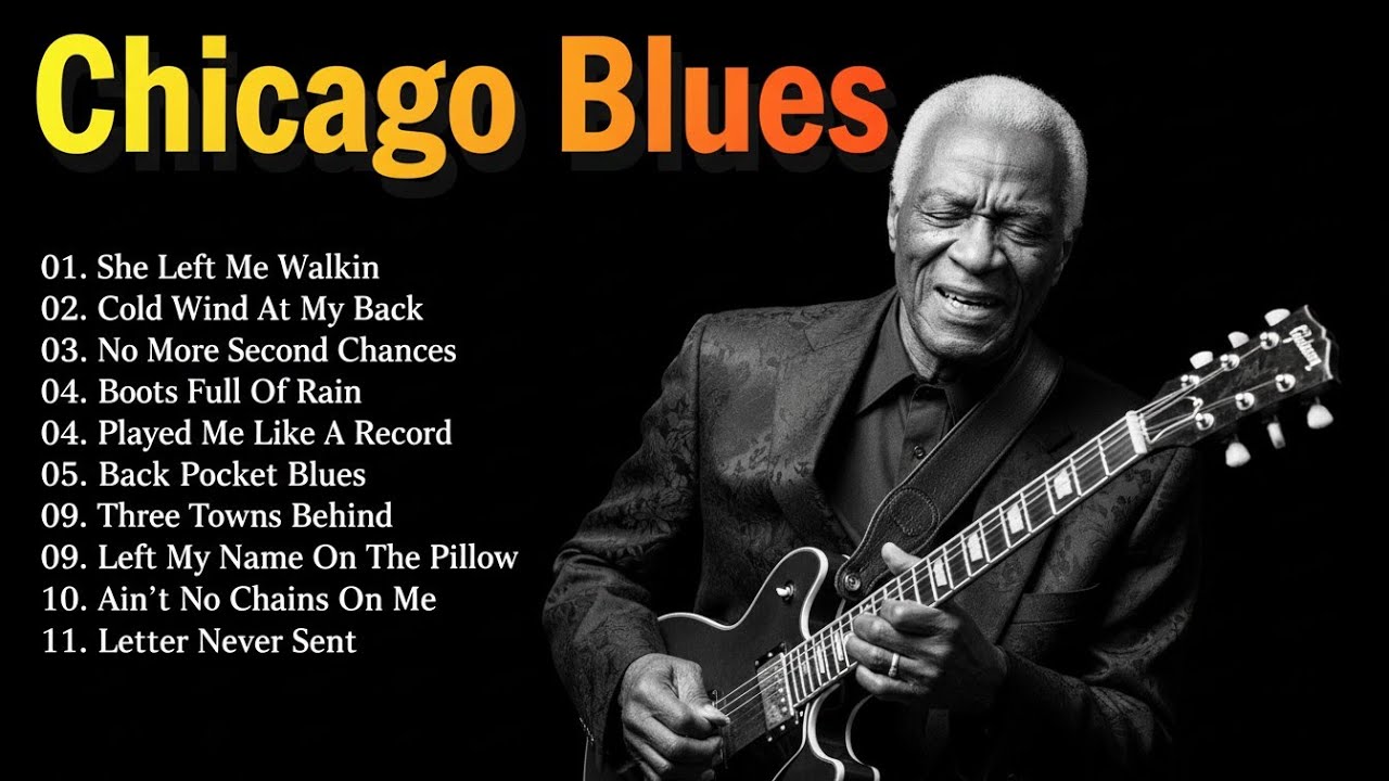 Relaxing Electric Blues Guitar | Chicago Blues Style