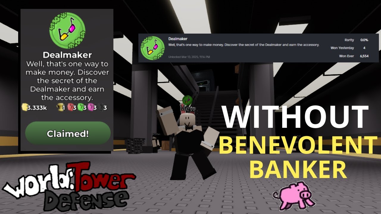 Solo “Dealmaker” Without Benevolent Banker! | World Tower Defense