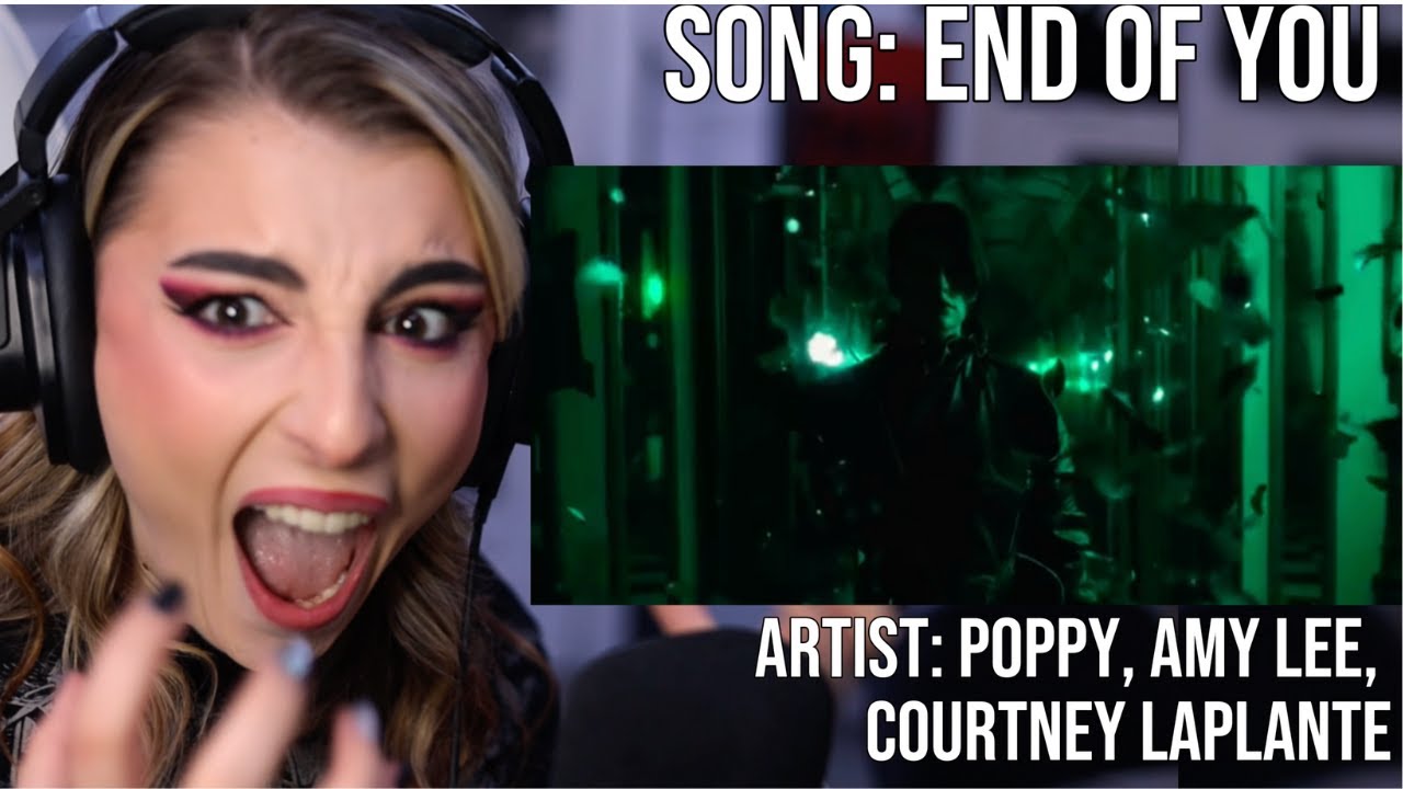 History was made. Vocalist Reacts: End of You - Poppy, Amy Lee, Spiritbox #femalevocals #metal #new
