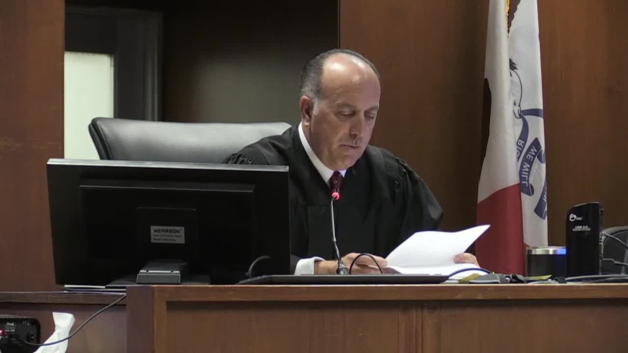 Judge Henry Latham reads verdict in Henry Dinkins trial