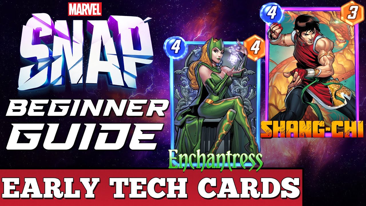 Marvel Snap Beginners Guide: The BEST TECH CARDS for Beginners
