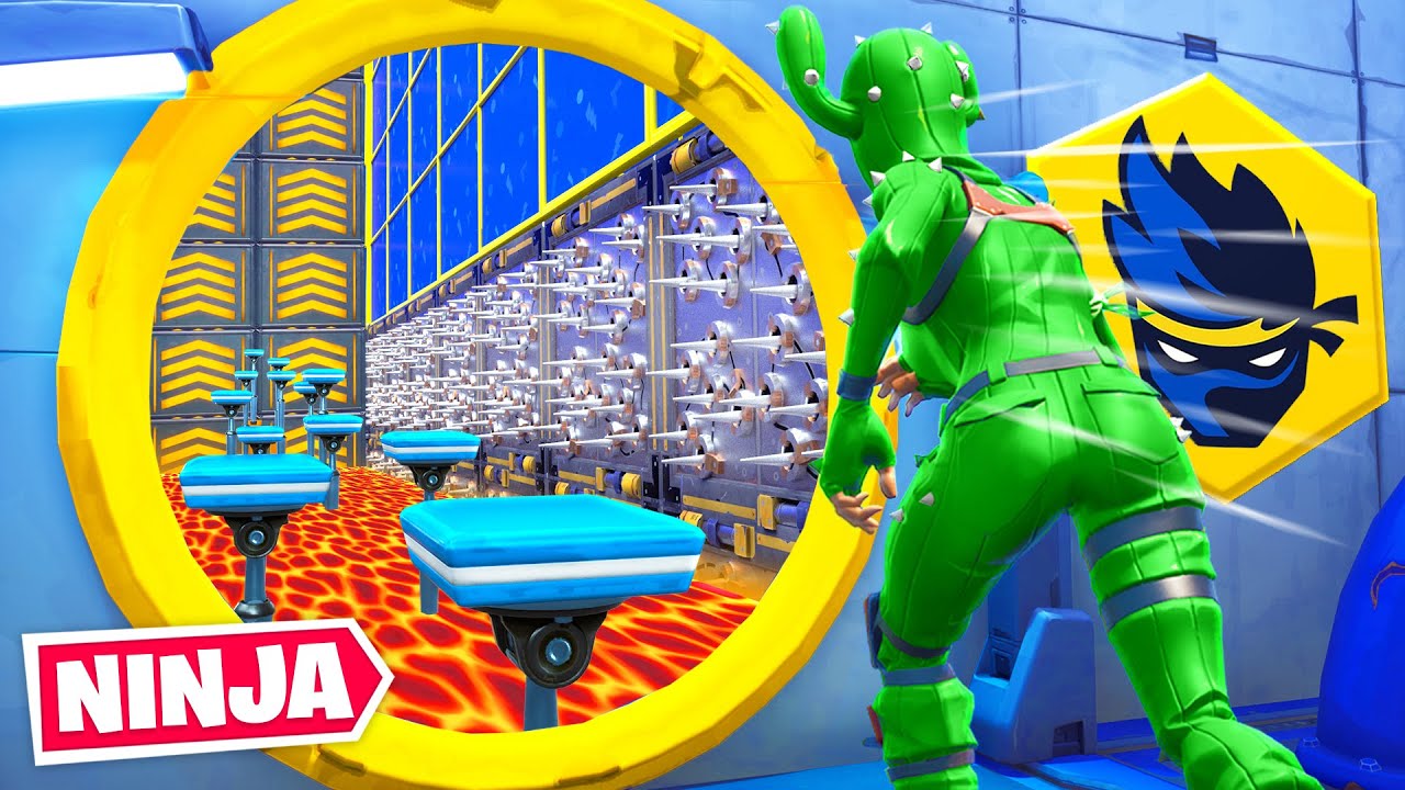 Playing The NINJA Stream Sniper Deathrun!