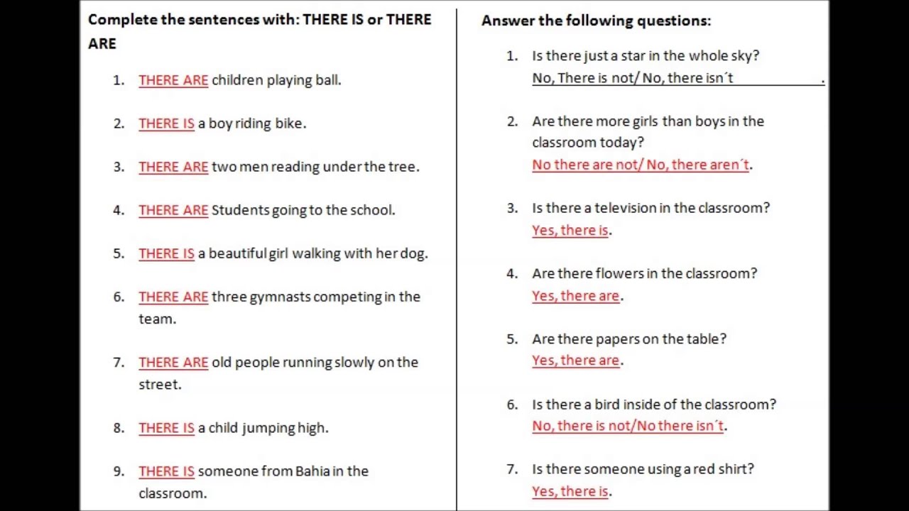 verb there to be pronunciation