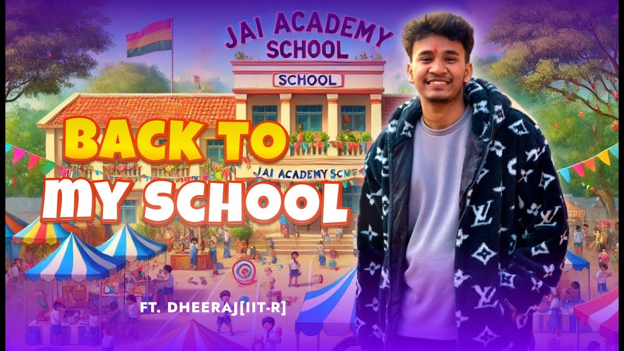 Visiting my School after Years | Food Stalls, Fun | Jai Academy