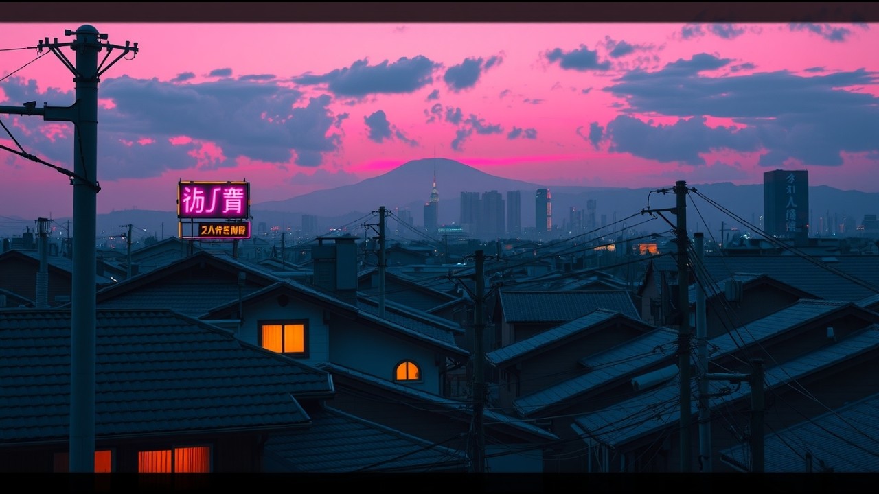 A Gentle Moment Before Night 🌸 Japanese Evening Lofi for Rest