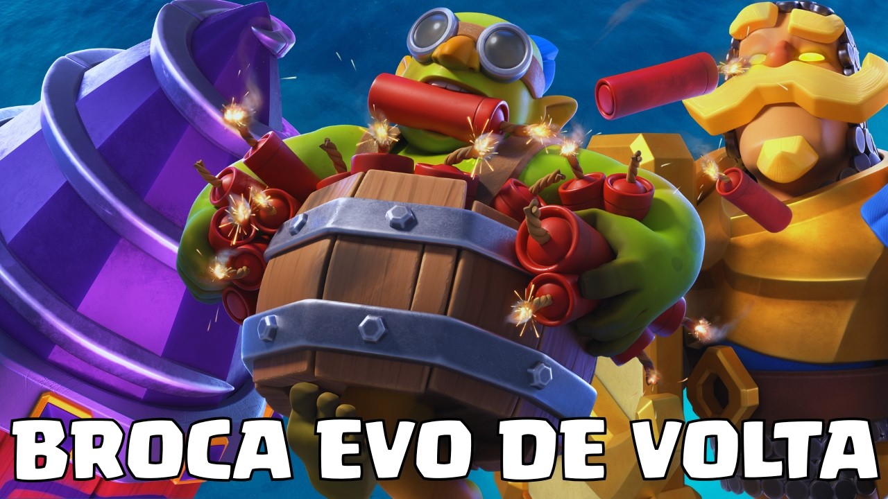 😮 A BROCA EVOLUÍDA ESTÁ FINALMENTE DE VOLTA NO META! - Clash Royale