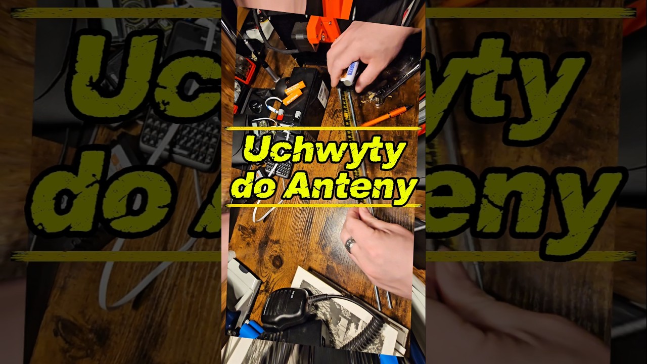 Uchwyty do Anteny📡 masztu 🚩 #kr&oacute;tkofalarstwo #radio #łączność #antena #tbd #2metry #radioamatorstwo