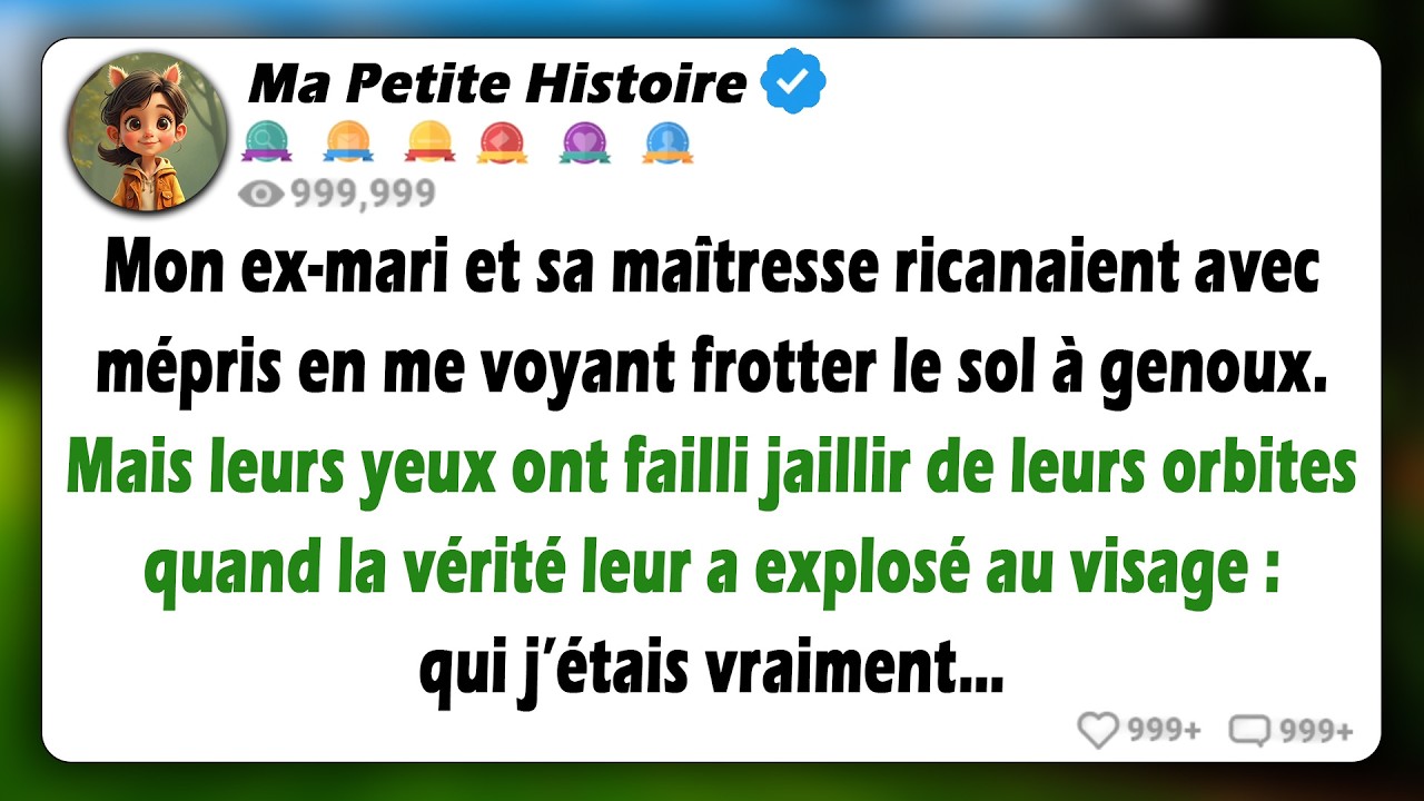 En me voyant faire le ménage, mon ex-mari a lancé un sourire narquois à sa petite amie. Ils ne...