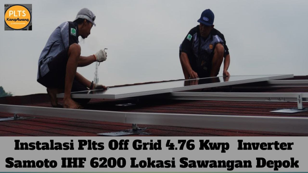 Dengan panel surya 8 lembar listrik non stop 24 jam 