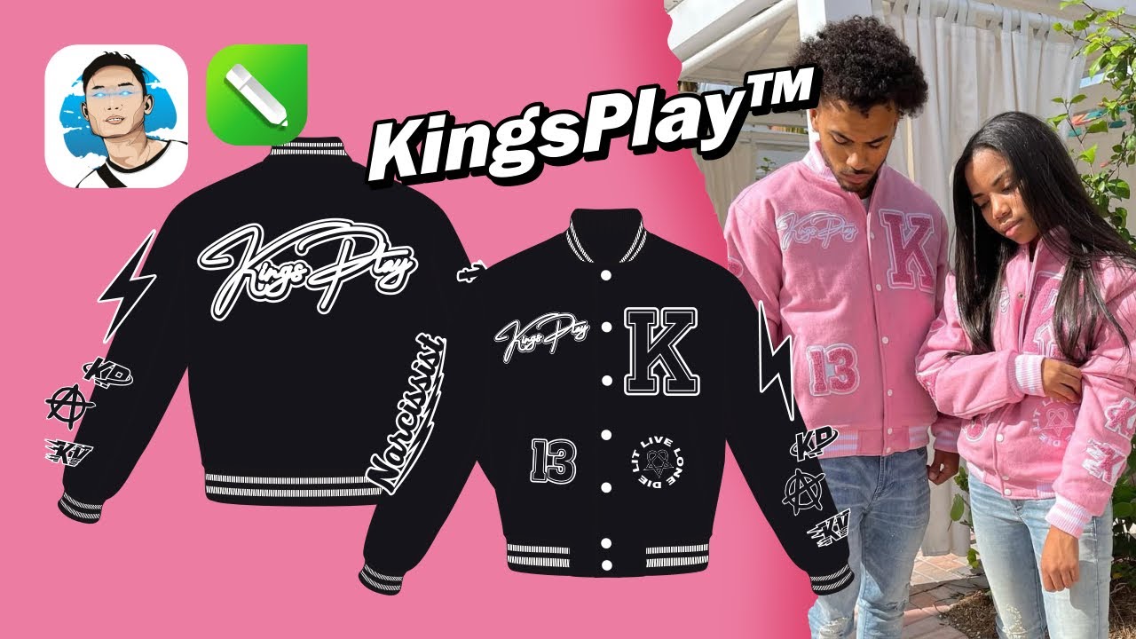 CREATE VARSITY JACKET STREETWEAR CLOTHING BRAND Vol.1 - KINGSPLAY