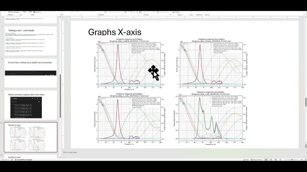 Multiple ADXL testing using  Kalico