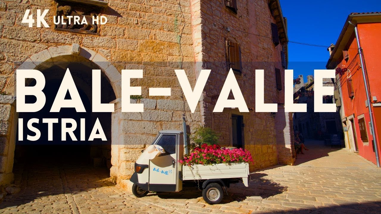 Bale - Valle, Croatia: A 4K Drone Tour of Istria's Hidden Gem with Relaxing Music, Istria, view