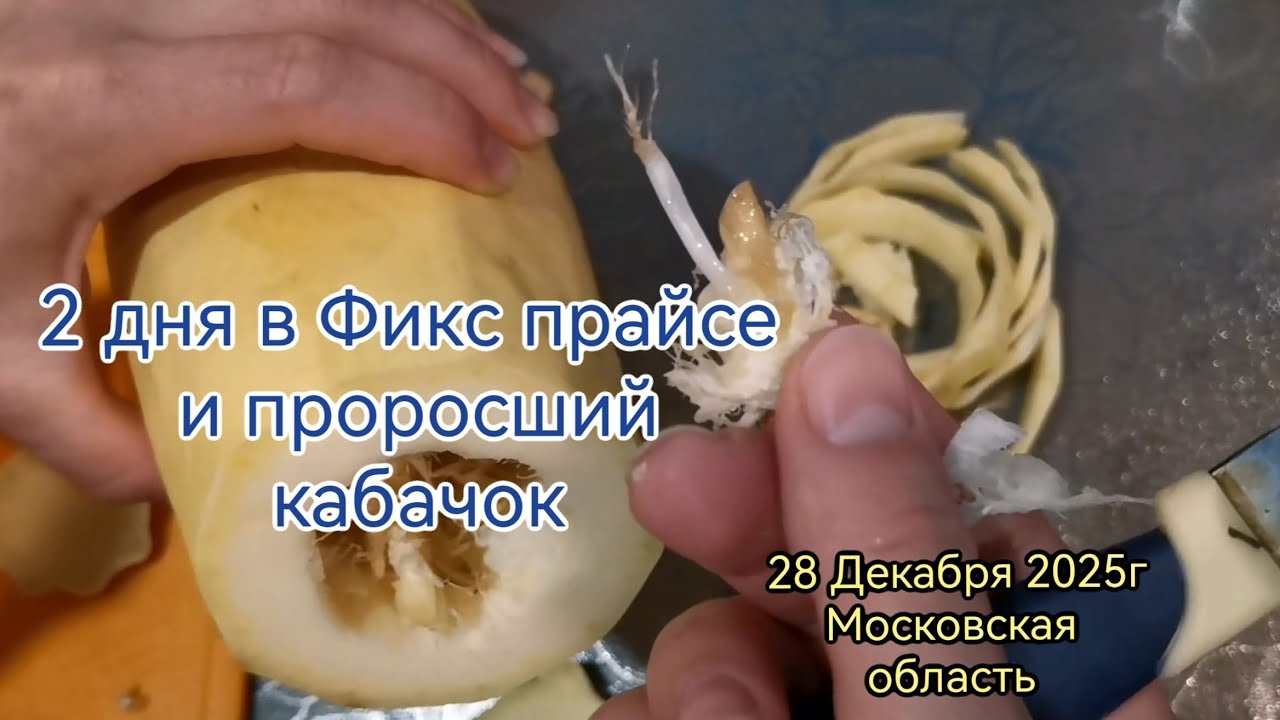 Рабочие моменты в Фикс Прайс и сюрприз с кабачком в конце Декабря 25г.