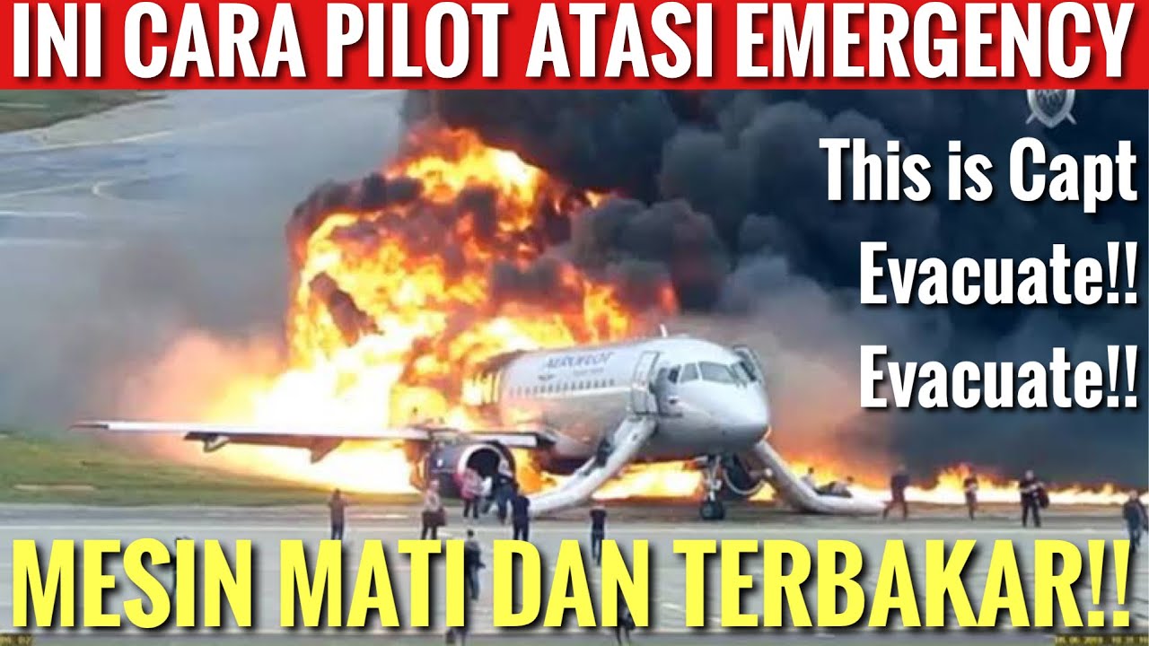 CARA PILOT HADAPI SITUASI DARURAT DI KOKPIT!! BAGAIMANA PILOT MENJAGA KOMPETENSINYA!! - TANYA PILOT