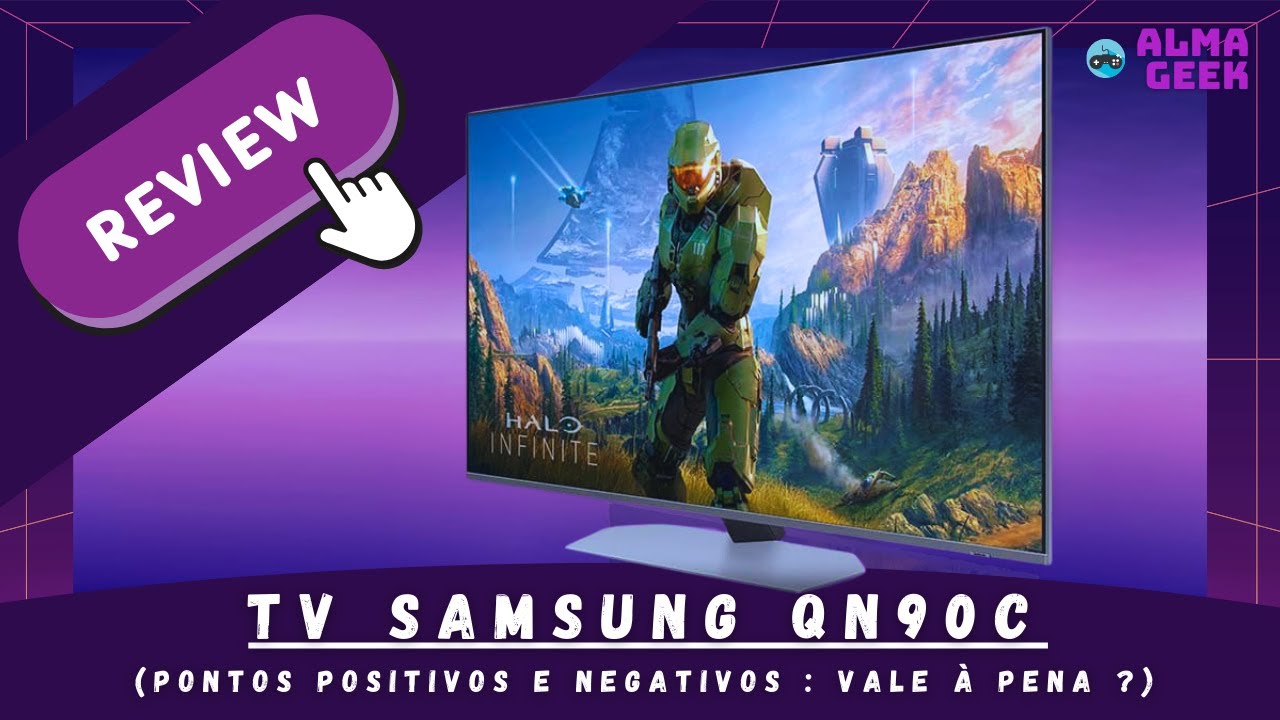 SAMSUNG QN90C - TV 4K Incrível Para Filmes/Séries e Games! (VALE À PENA?) Review e Análise Completa!