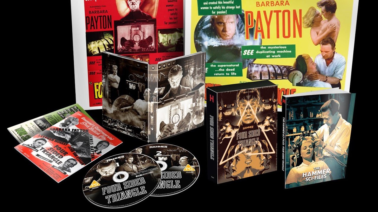 Hammer Films Four Sided Triangle 4K Collector's Edition Unboxing