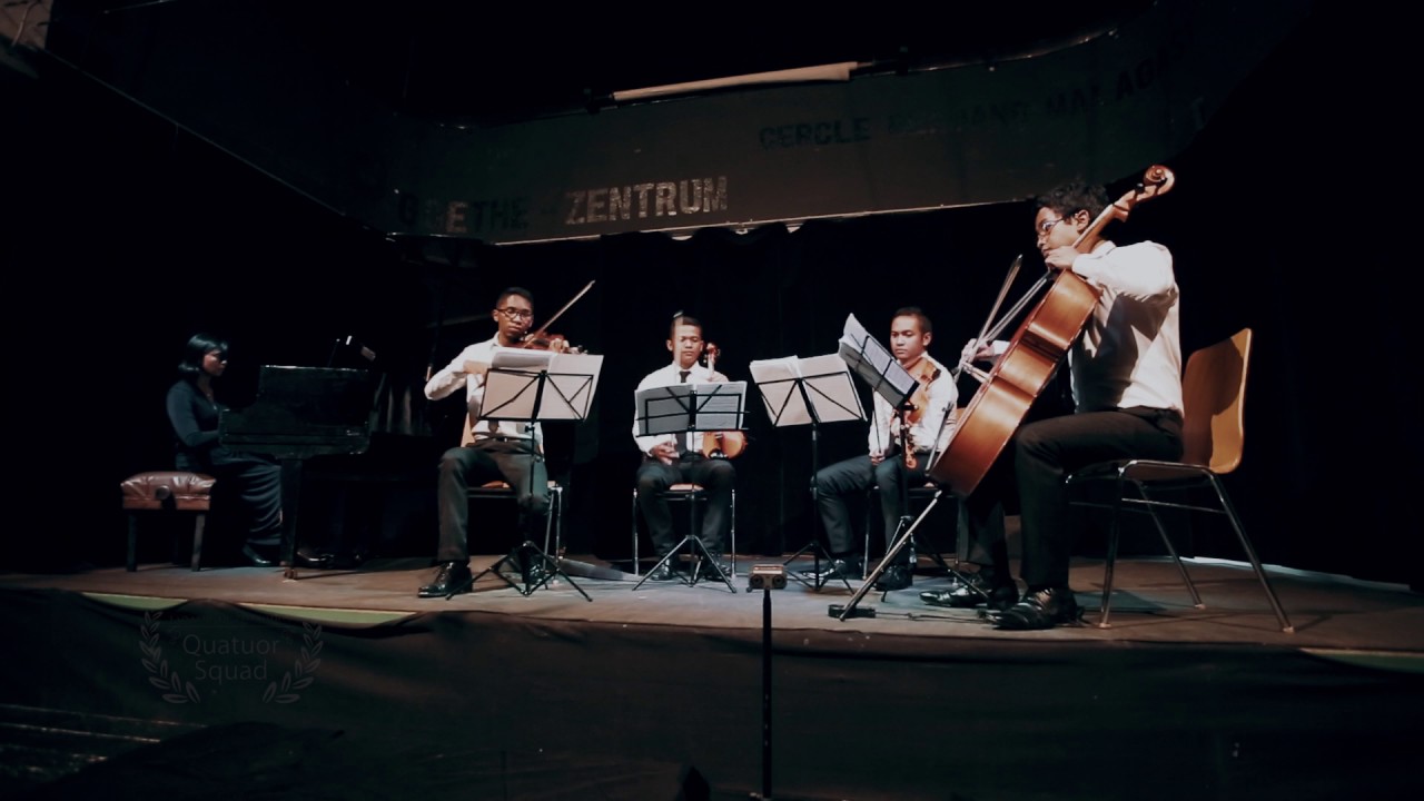 Concerto pour piano en Ré mineur J S BACH Quatuor Squad et Mirana Randria