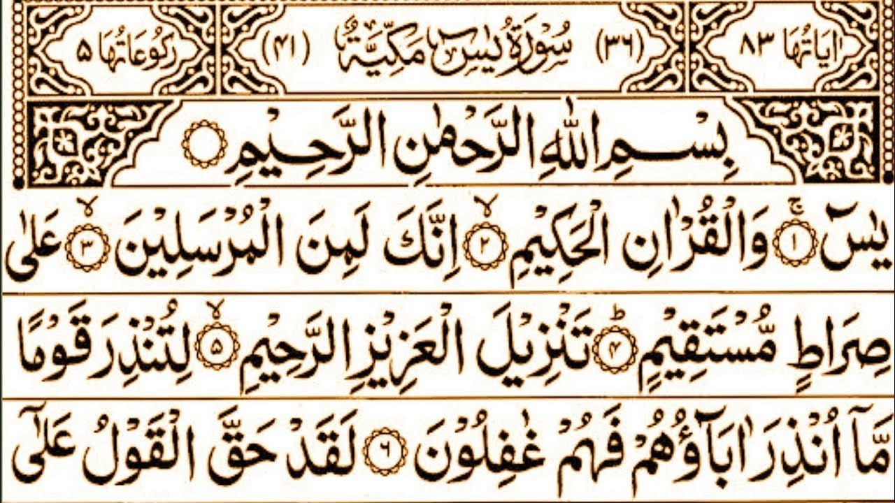 Surah Yaseen 🌙 Har Pareshani Ka Hal | Beautiful Quran Recitation