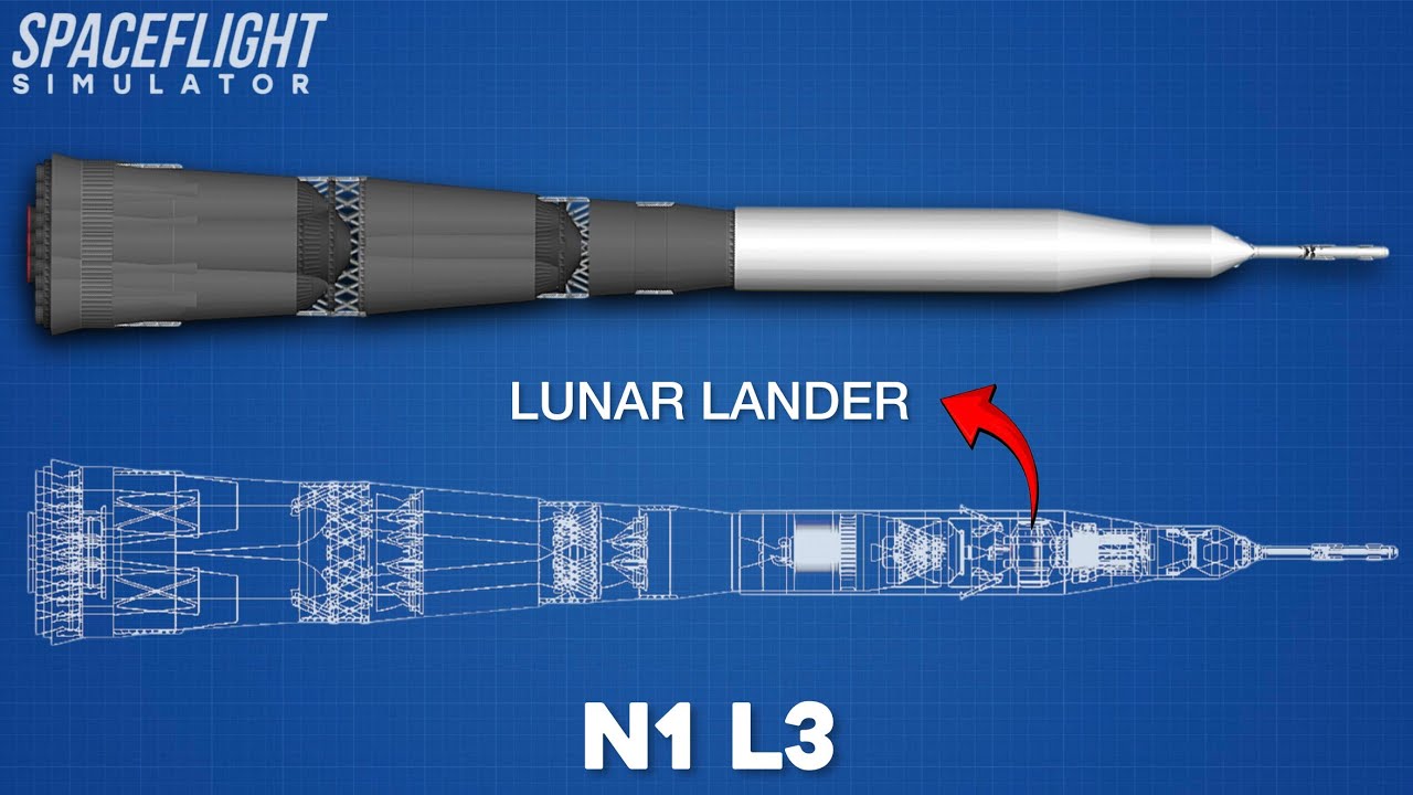 How to Build N1 Rocket in Spaceflight Simulator 