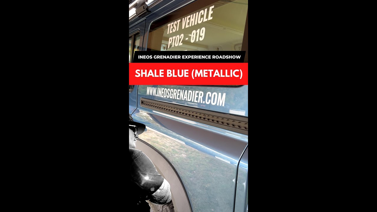 Ineos Grenadier Color 💙 Shale Blue (Metallic)