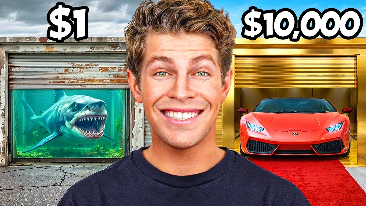 $1 против $10 000 Таинственная Коробка!