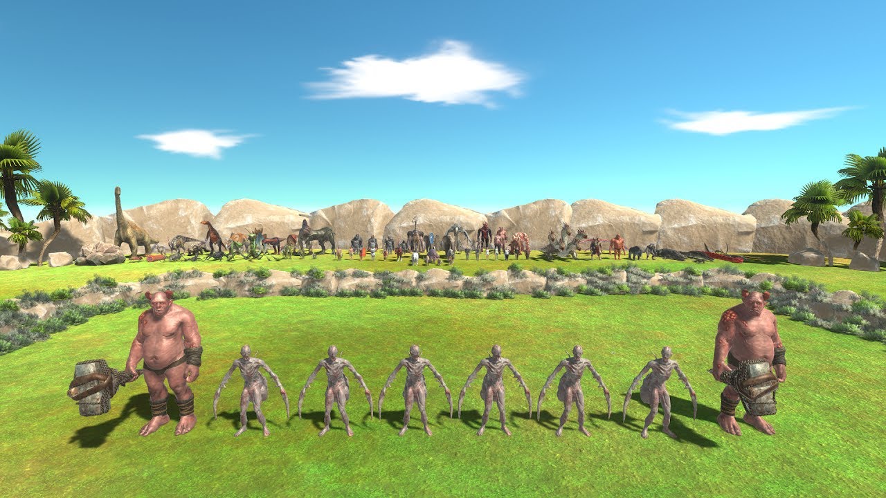 Ogre Lord + Saber Ghoul Army (500 Cost) VS Every Faction Animal Revolt Battle Simulator