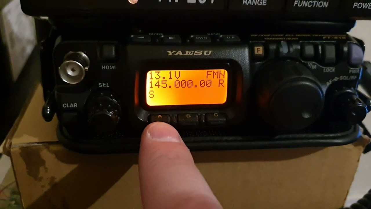 yaesu 818 SWR&PWR test