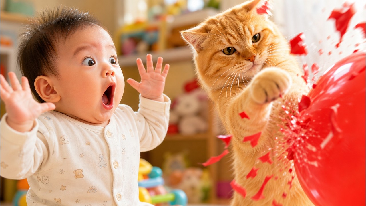 Funny Baby Moments with Cat & Dog 🐶👶 Non Stop Baby Laughing & Giggles Funny Dog & Baby