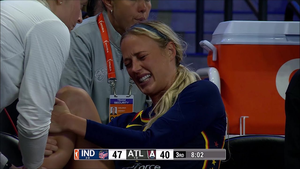 🤕 ANKLE Injury, Sophie Cunningham does NOT return | Indiana Fever vs Dream, WNBA women's basketball
